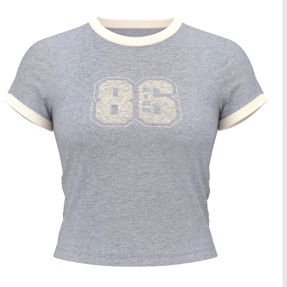PINK Retro Cotton Short Sleeve Tee Women Size Medium